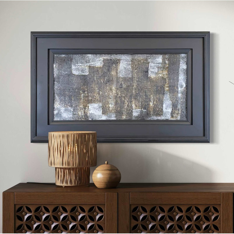 Lineup - Original Mixed-Media Abstract Painting by J. Kent Martin