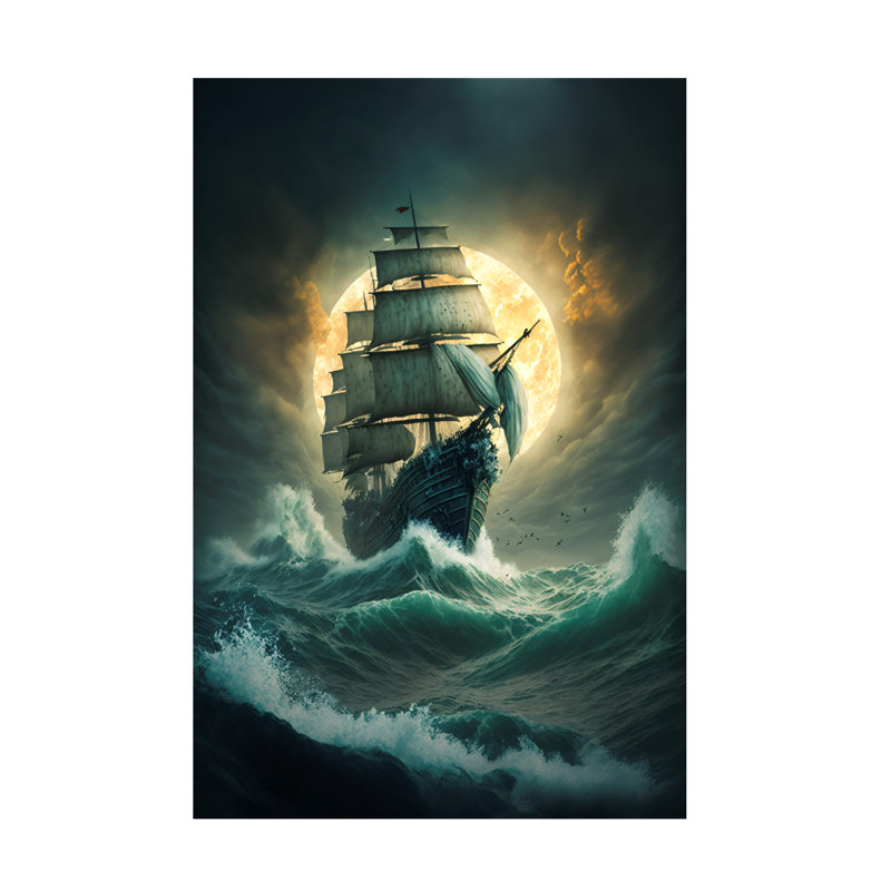 Ray Heere, The Flying Dutchman 17, art sur toile, H 32 po x l 22 po x P 2 po