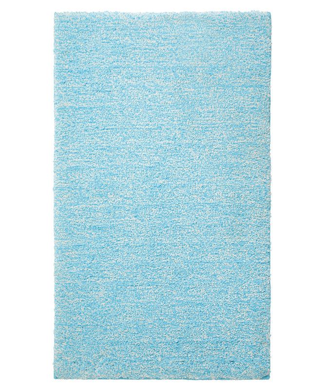 Microfiber Non-Slip Bath Rug, 70 cm H x 120 cm W, Blue