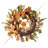 Fall Pumpkin Leaf Floral 24" Wreath