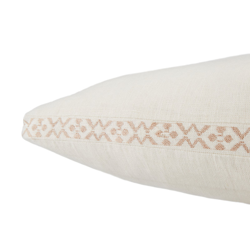 Coussin Griffin, Ivoire / rosé, Pas de bourre