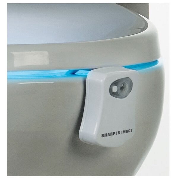 Sharper Image Motion-Activated LED Toilet Nightlight 