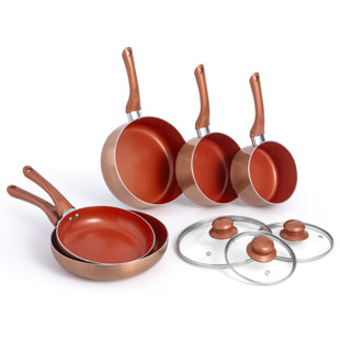 5 - Piece Non-Stick Stainless Steel Cookware Set