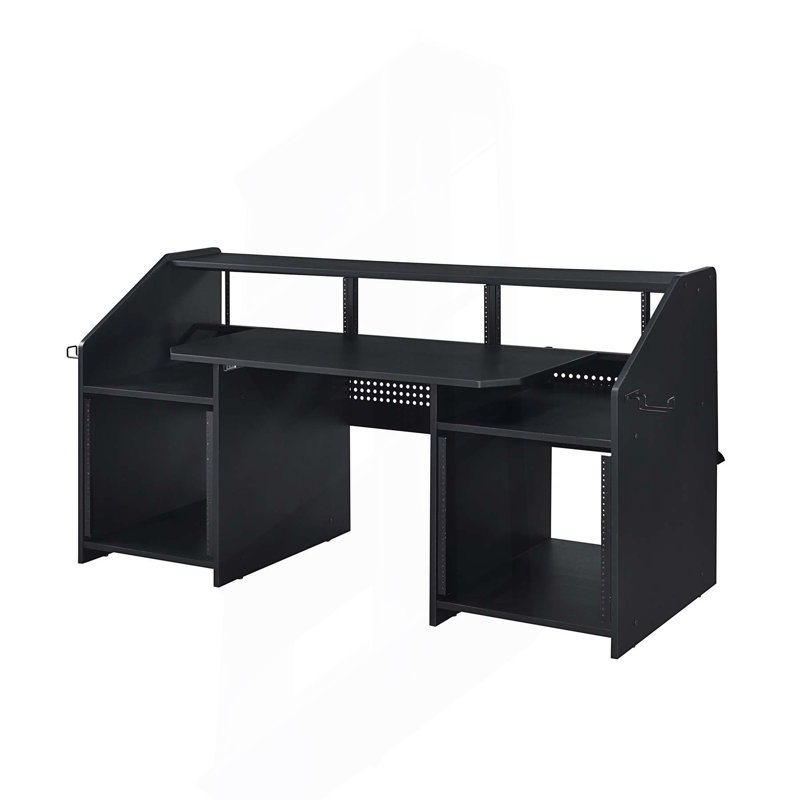 Rectangular Music Desk with 2 Open Compartment