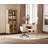 2 Piece Office Set, 56" Executive Desk & Bookcase With Glass Doors-728147547