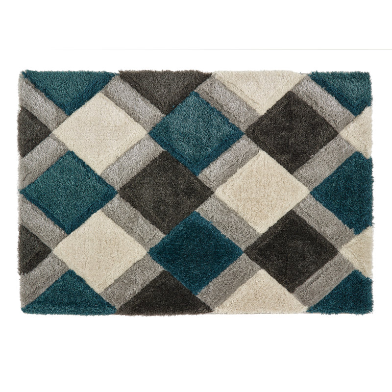 Cheryllynn Geometric Machine Tufted Area Rug, Rectangle 160 x 230cm