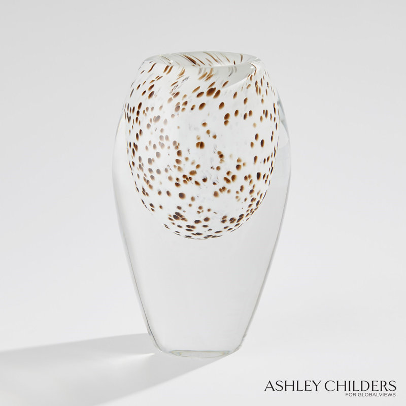 Livingston Vase-Brown Spots-Lg
