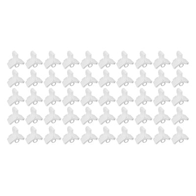 Rack 50 pièces Road Ya Bait Trois crochets de protection Crochets pour poissons Crochets de protection Trois crochets