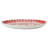 Fitz and Floyd Sicily Red Coupe Platter
