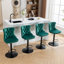 Tabourets pivotants avec hauteur réglable, dossiers capitonnés et base stable-1735905352