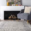 Tapis gris / noir Madalynn-66232966