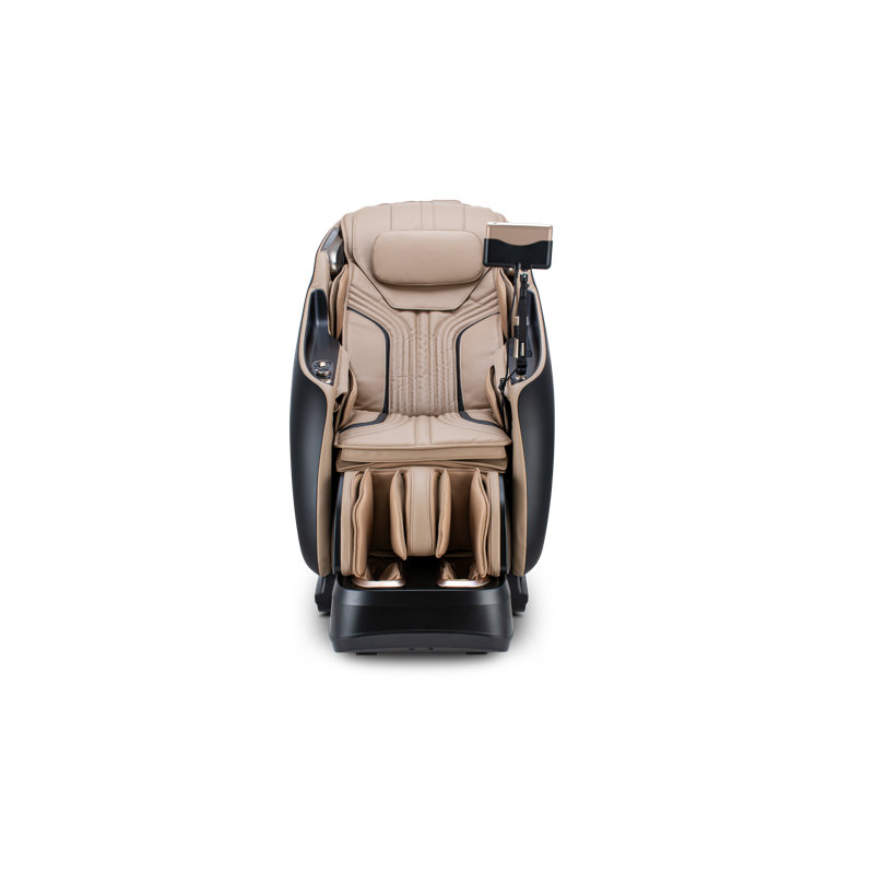 Heated Massage Chair, Black/Cream