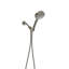 Douche à main en nickel brossé - 8 fonctions, tête de 4,7 po, boyau de 59 po Améliorez votre routine quotidienne Douche de 8 po en acier inoxydable de 4,7 po et 59 po-117092875
