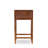 Skiles 25'' Solid Wood Genuine Leather Counter Stool