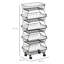 Steel Freestanding Storage Basket