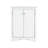 White Triangle Home Cabinet With Adjustable Space-Optimizing Shelves Storage - Enhances Decor-1698397224