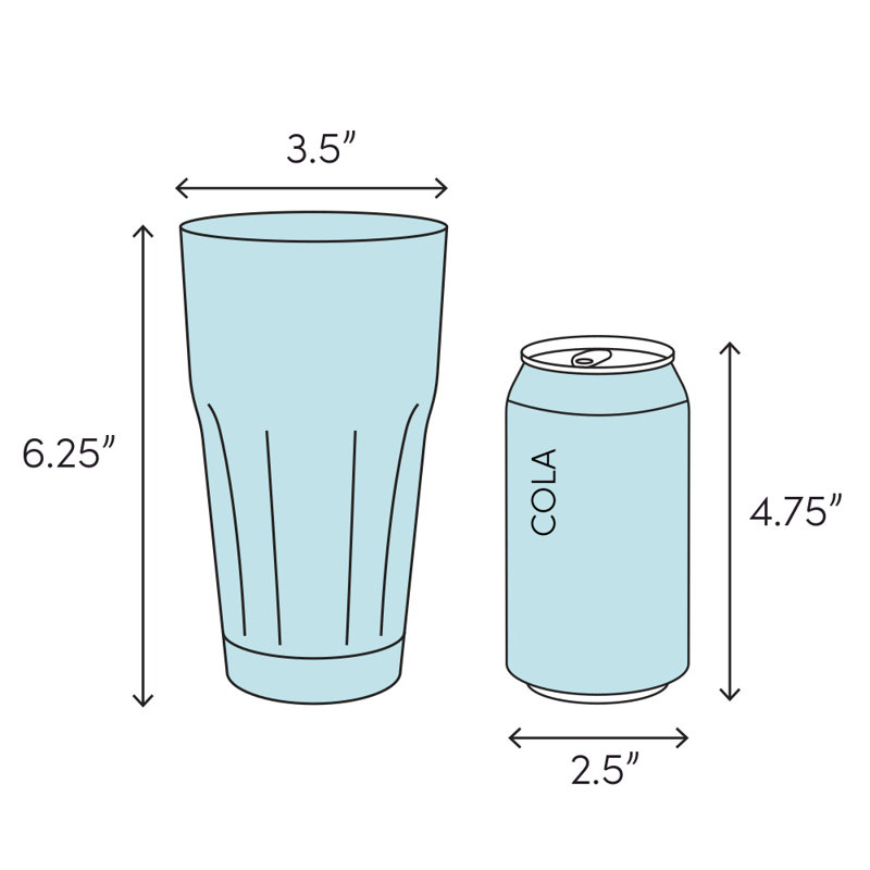 Libbey Swerve 16-Piece Tumbler and Rocks Glass Set