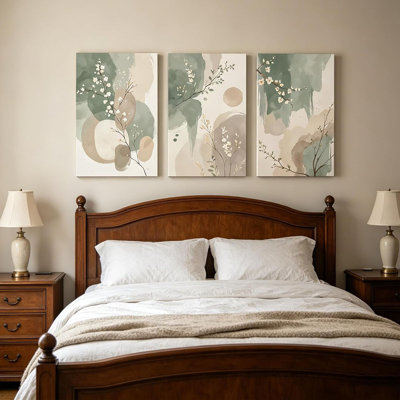 3 Piece Wrapped Canvas Wall Art