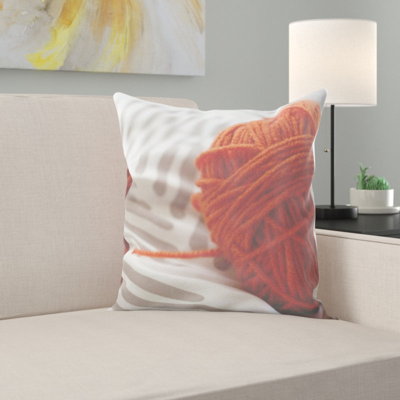 Coussin en laine