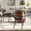 Ensemble repas 5 pièces Otelia + grandes chaises noires pour 4/6/8/10-2272897-2272896-2272902