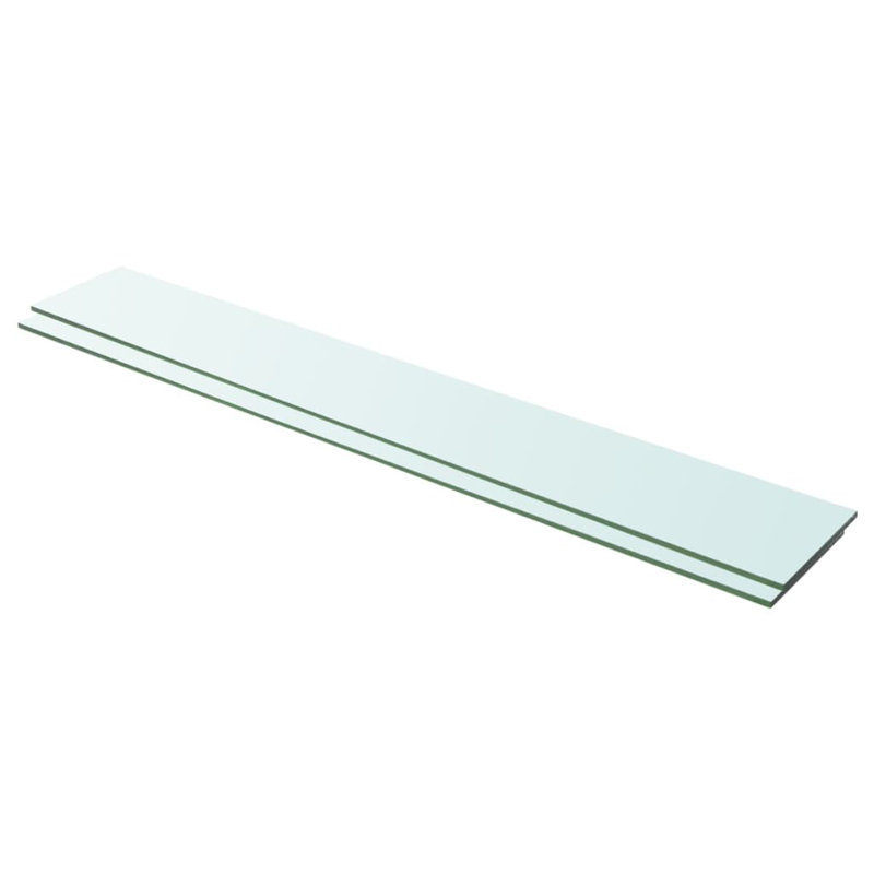 Zaynab 2 Piece Glass Floating Shelf, 0.8cm H x 100cm W x 15cm D