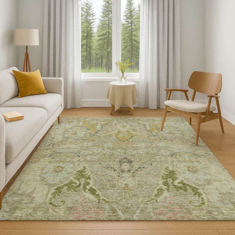 Premium Machine Washable Mayfield AMF1932 Modern Rug, Rectangle 10' x 14'