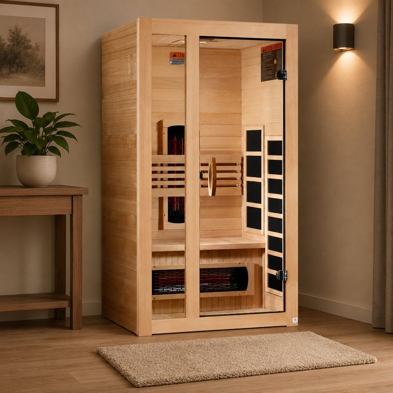Sauna dynamique complet pour 1 à 2 personnes à proximité de Zero Emf Far Ir Sauna