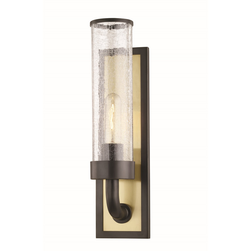 Soriano 1-Light Candle Wall Light, Aged Old Bronze