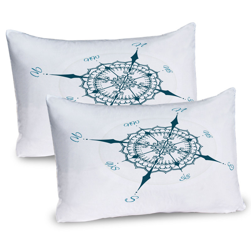 Ensemble de 2 taies décoratives à motif floral 26 po x 20 po Ambesonne