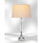 Wauregan 55cm Crystal Glass Chrome Table Lamp-106542952