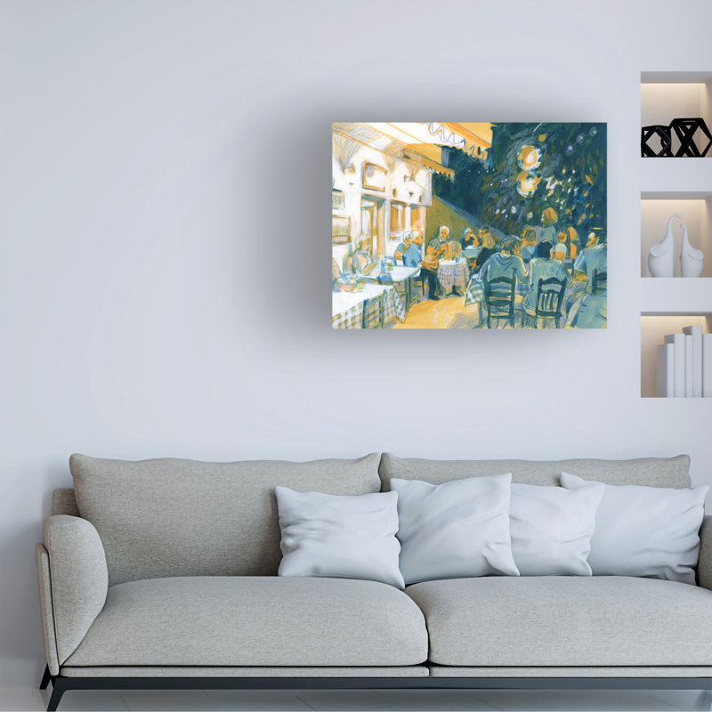 Art sur toile «Bachelor Georgiana Chitac Night In Thasos», H 14 po x l 19 po
