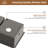 33'' L Double Bowl Stainless Steel Kitchen Sink-87539770