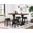 Valebeck Counter Height Dining Table and 4 Barstools