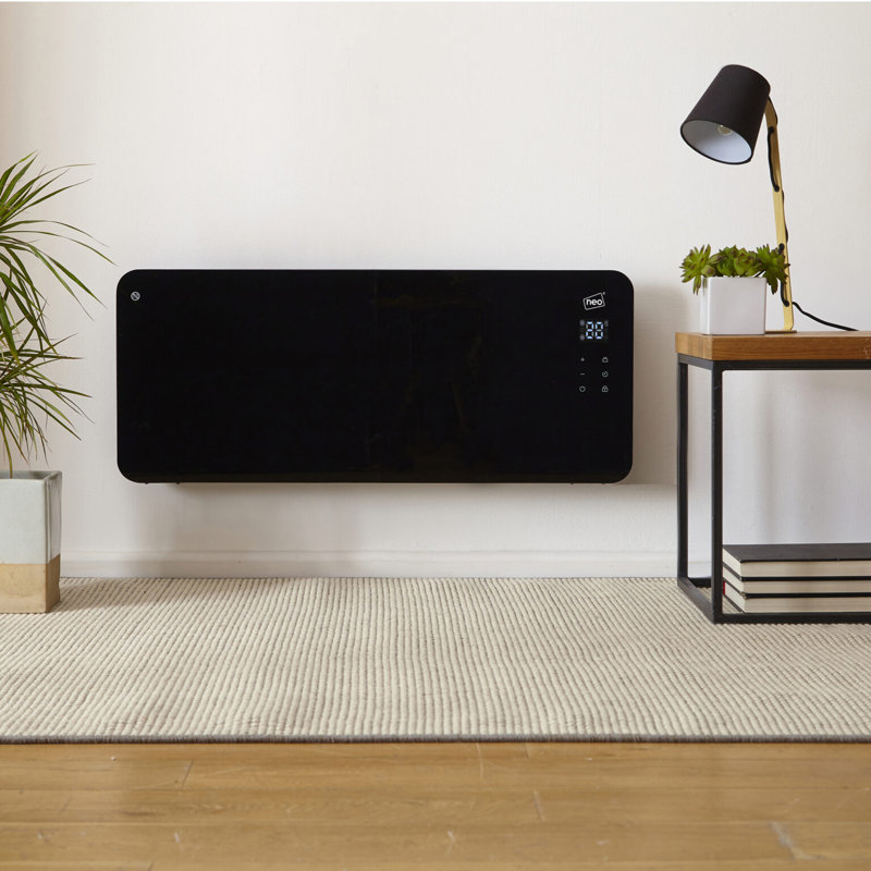 Horizontal Designer Radiator, Black