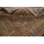 Tapis traditionnel teint en soie / argenté pré-1900 4 x 6