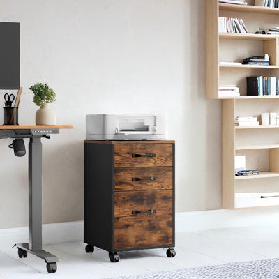 3 Drawers Filing Cabinet by Millwood Pines