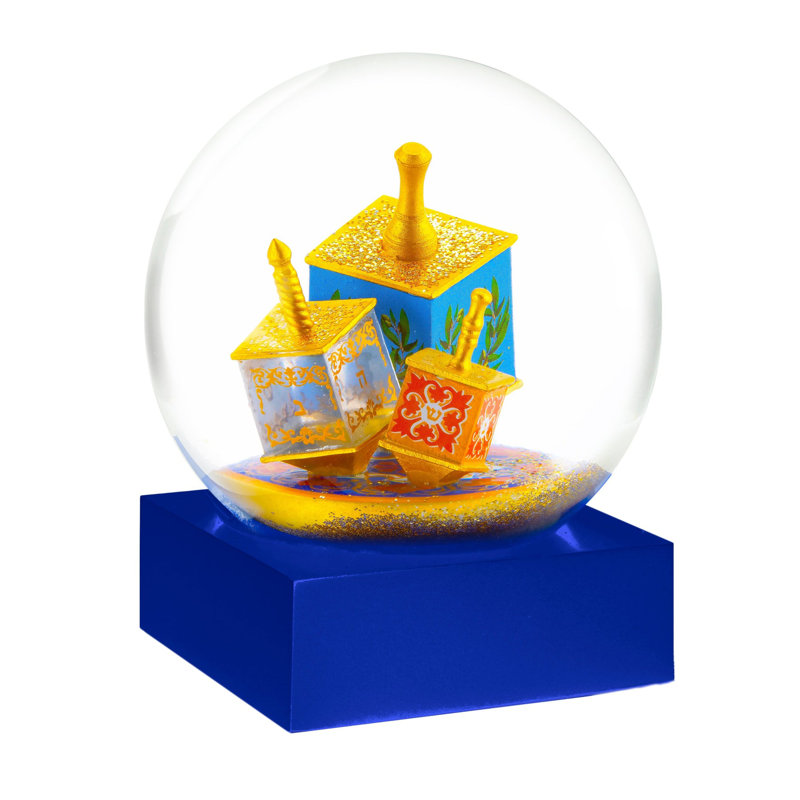 Dancing Dreidels Snow Globe