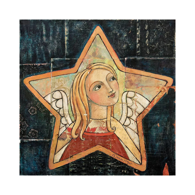 Closer To Heaven by Teresa Kogut - Painting on Canvas, Wrapped Canvas, 66.04 cm H x 66.04 cm W x 1.91 cm D