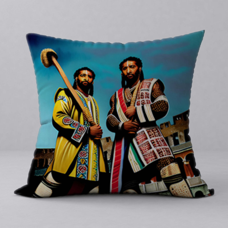 Reversible Throw Pillow