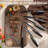 16 Pcs Kitchen Knife Set, Stainless Steel, Rust Resistant