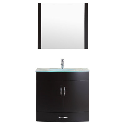 Ensemble de meuble-lavabo simple 36 po avec miroir Marguez