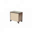 Table de chevet en bois avec 2 tiroirs