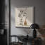 Art mural encadré abstrait rétro antique classique pour chambre à coucher-1556494828-1556494829