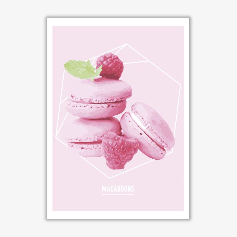 Macaroons - Painting, No Frame, 30 cm H x 21 cm W x 1 cm D