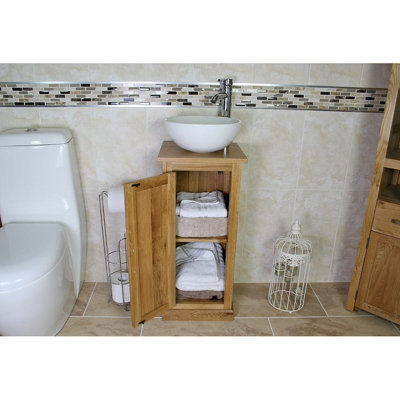 Courson 350mm Single Bathroom Vanity with Vessel Ceramic Basin