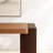 Medieval-style solid wood console table.-811493705