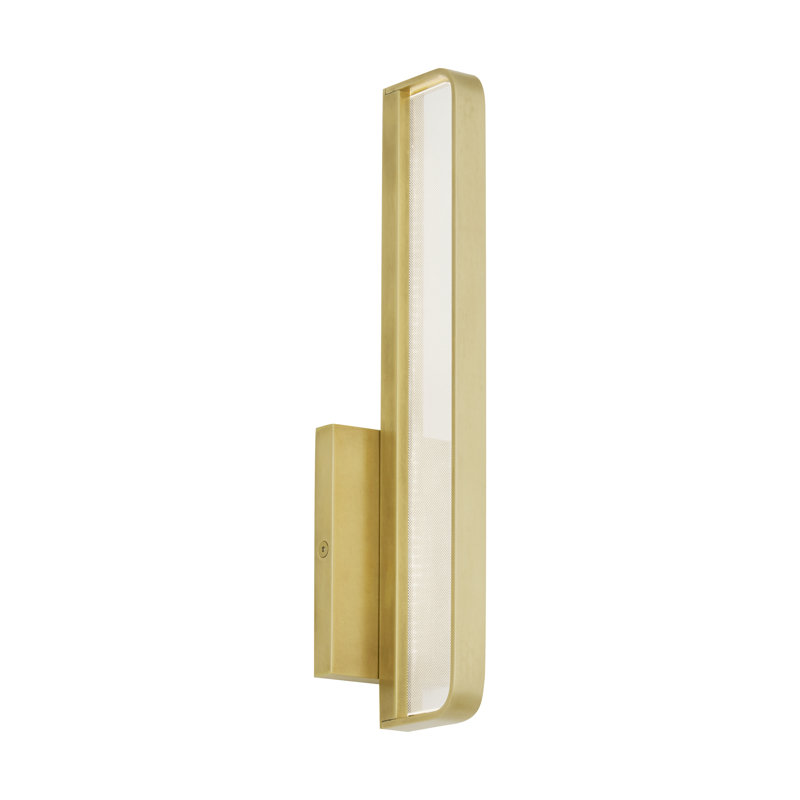 Banda 13 Wall/Bath, Natural Brass