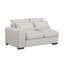 Canapé modulaire en mélange de lin avec 2 repose-pieds en forme de U Tatman-2123427001