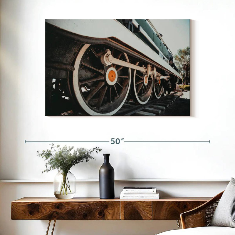 Mehar Old Train, 26" H x 39" W