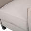 Fauteuil inclinable manuel en lin-1572612965